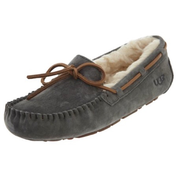 gray ugg moccasins